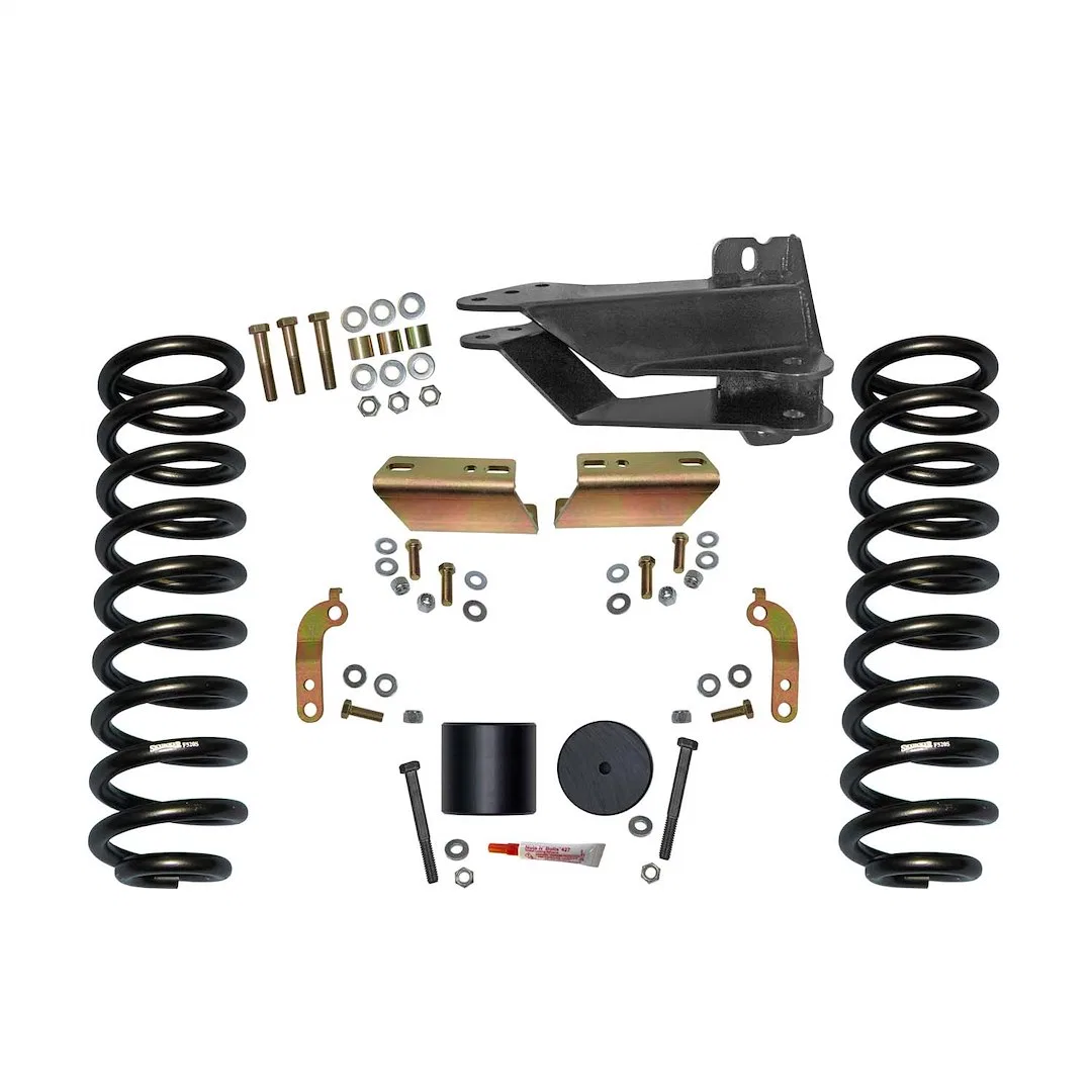F1720VB – SKYJACKER Leveling Kit Suspension, 2-1/2 Inch Lift Coil Springs With Coil Springs/ Track Bar Bracket/ Stabi...